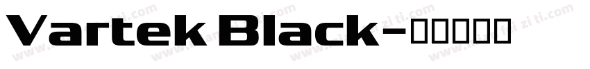 Vartek Black字体转换